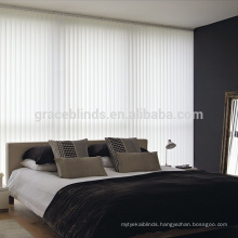 Customized motorized fabric vertical blinds